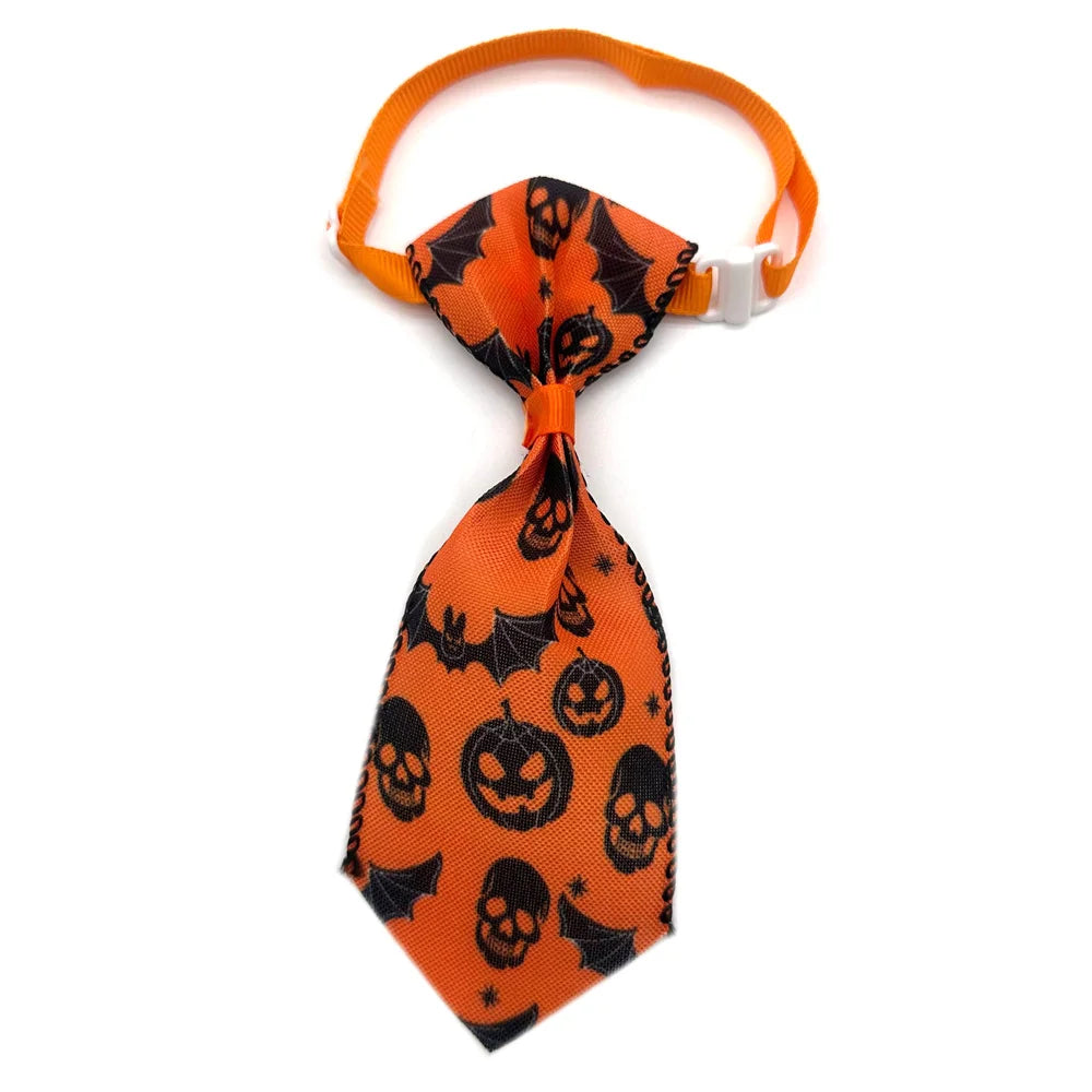 30/50 Pcs Holiday Pet Dog Bow Ties Puppy Halloween Collar Dog Bow Tie Design Puppy Collar for Small Dog Cat Grooming Products