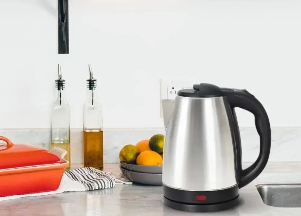 304 Stainless Steel Electric Kettle Portable 2L Coffee Pot Electric Water Heater Teapot 1500W Automatic Power Off kettle Home