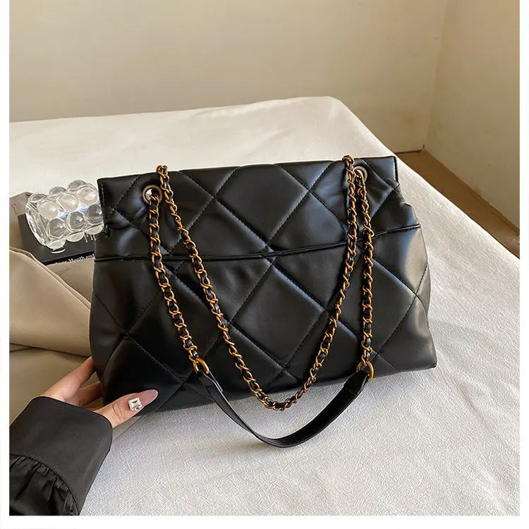 Square Vintage Leather Crossbody Bag Women Handbag Designer Shoulder Tote Purse Classic Diaper Bag