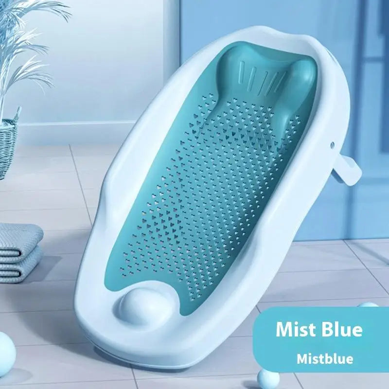 1Pcs Universal Newborn Net Pocket Anti Slip Artifact Baby Shower Net Bath Bed Anti Slip Pad Foldable Bathtub Holder