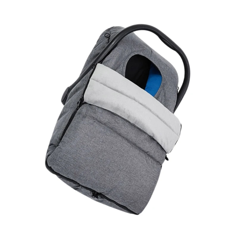 Plush Fleece Baby Car Seats Cover For Winter Warmth Infant Canopy Sleeve Case