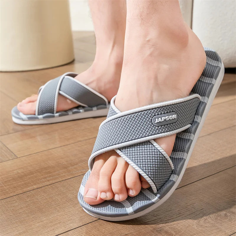 Summer Men Women Indoor Home Slippers Soft House Shoes Slides Guest Shoes Sleepers Slipers Room Bedroom Bathroom