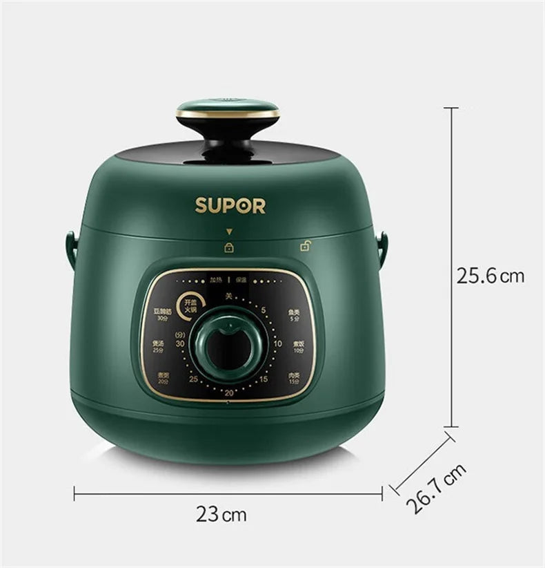SUPOR Pressure Cooker 1.8L Electric Rice Cooker Automatic Stewing Electric Cooker Small Household Appliances For 1-4 People
