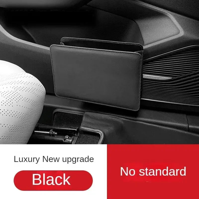 Car Trash Can Car Door Storage Box Foldable Seat Back Hanging Storage Bag Storage Box Car Interior Products