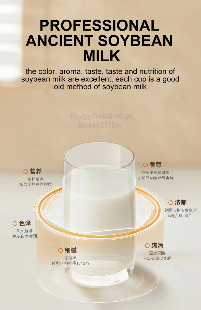 Joyoung K7 Electric Blender Auto Clean Soymilk Maker Multifunction Food Processor Mixer 1200ML Soybean Milk Machine