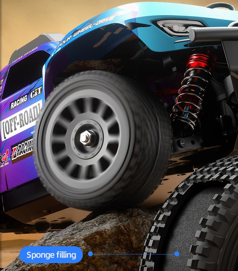 1/14 Q130 RC Car Desert  4WD Off-road Truck 2.4G High Speed Car Racing Drift Remote ControlVehicle Toys For Boys Children
