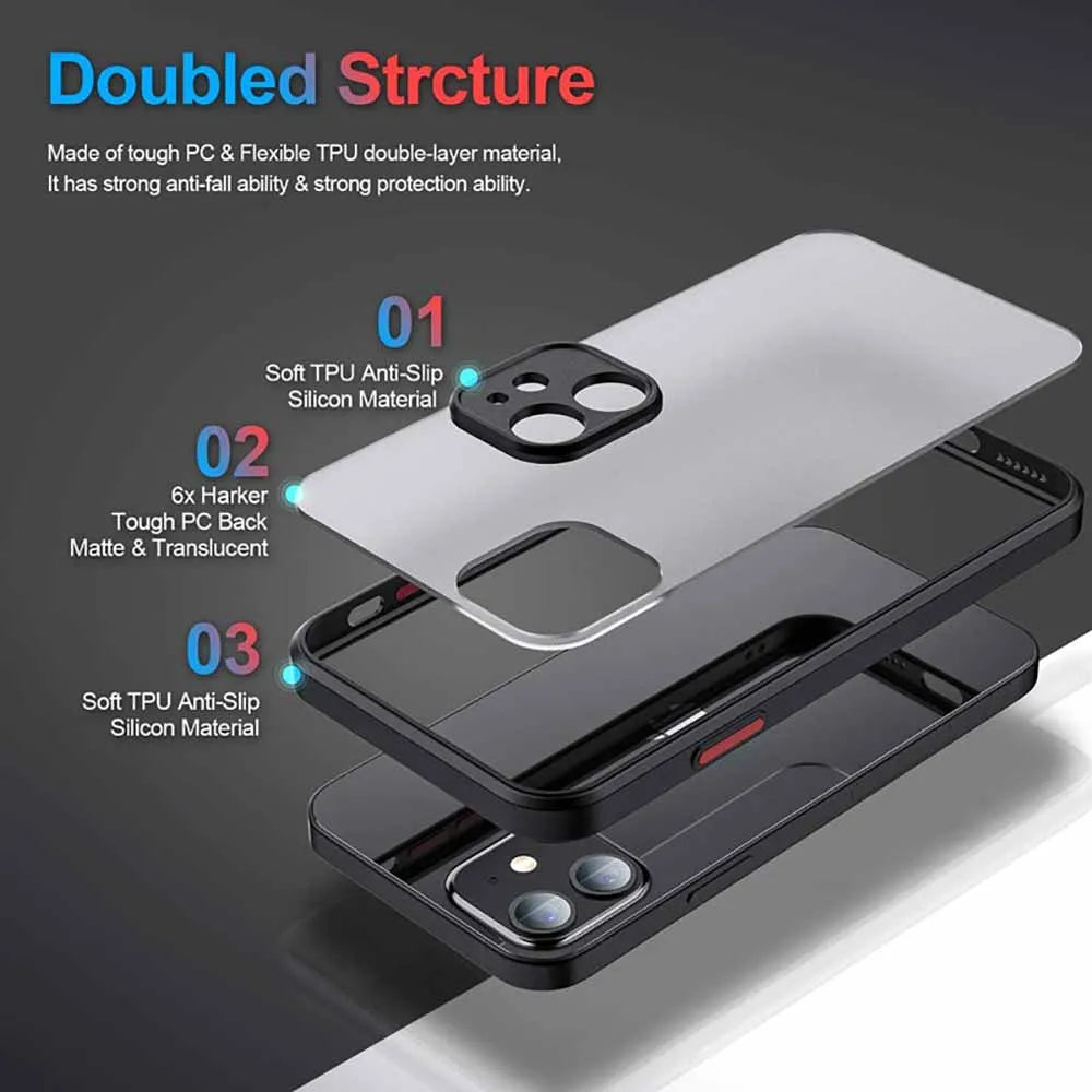 Cars L-Lightning M-McQueen For iPhone 17 Air 16E 16 15 14 13 12 11 8 7 mini Pro Max Plus Frosted Translucent Soft Phone Case