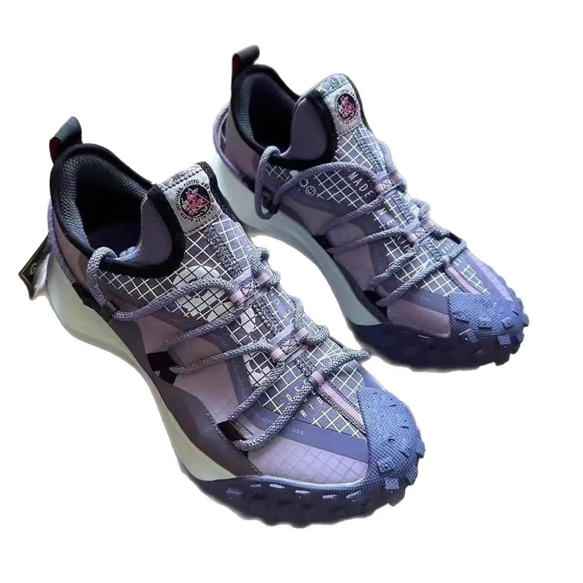 Waterproof Non-Slip Hiking Mountaineering Shoes Men's Women's Outdoor Rubber Sole Low Top EVA Breathable Trekking Shoes