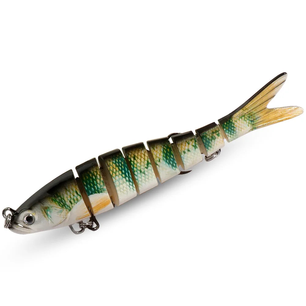 Swimbait 11g 16g 27g Joint Bait Slow Sinking Bionic Fish Swimming Pesca Bass Treble Hook Carp Fishing Tackle 8 Segment Hard Lure
