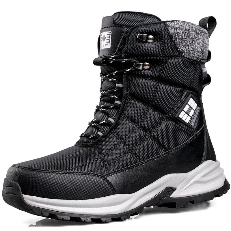 Men's Winter Boots 2025 New Waterproof Anti Slip Snow Boots For Men Thickened Fleece Outdoor Winter Sport Shoes Man For -40℃