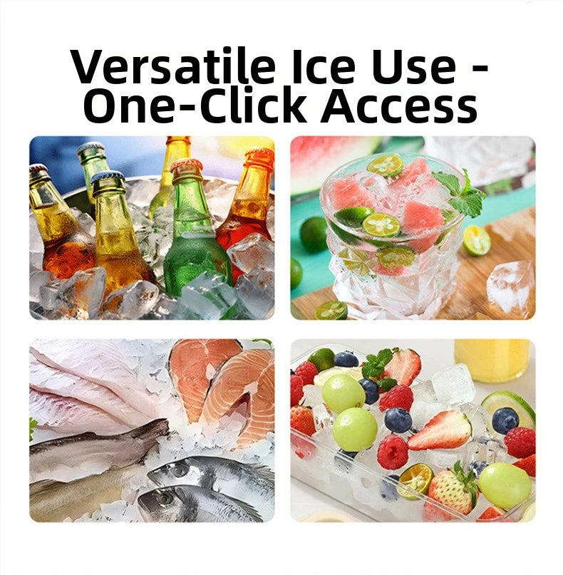 Mini Ice Maker Machine for Home Dorm Student, Portable Automatic Ice Maker with Small Power, Compact Countertop Ice Cube Maker,