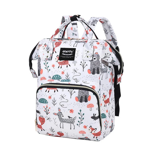 New Fashoin Maternity Bag for Babies Mummy Large Capacity Diaper Bag Backpack Waterproof Outdoor Travel Stroller Baby Cart Bag