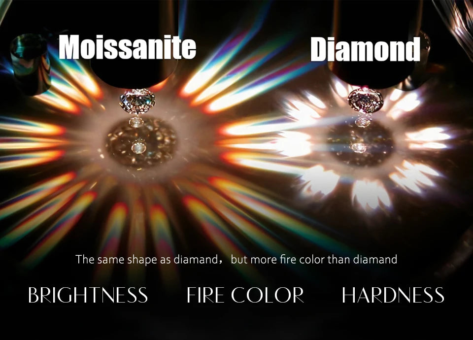 ATTAGEMS Top Quality Moissanite Diamond Necklace for Women Solid 10k 14k 18k Yellow Gold Penant Fine Jewelry Gifts Wholesale New