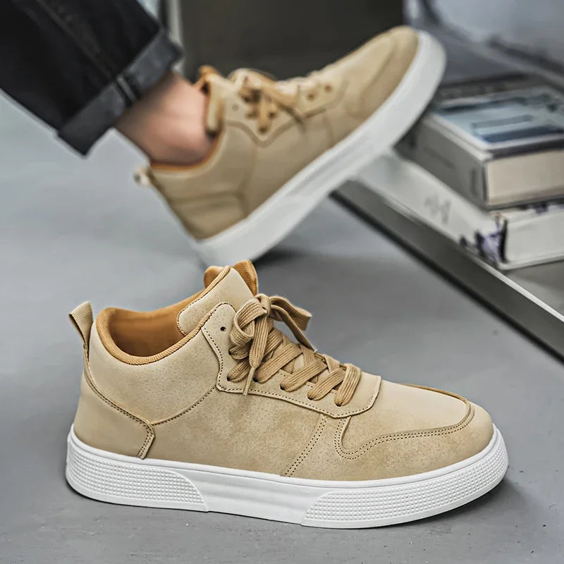 Fashion Men Casual Shoes Platform Non-slip Man Walking Sneakers Lightweight Male Running Shoes Breathable Platform Sport Shoes