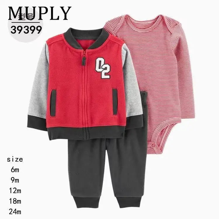 3-piece Suit Summer Baby Clothes Sets Baby Short Sleeve Shorts Cover Clothes Cute Girls Bebe Children Cotton 100% Clothing 6-24M