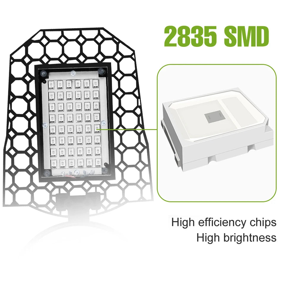 250W E27/E26 LED Growing Lamp Full Spectrum Foldable Plant Fill Lighting Vegetable Fruit Hydroponics Cultivation 100W/150W/200W