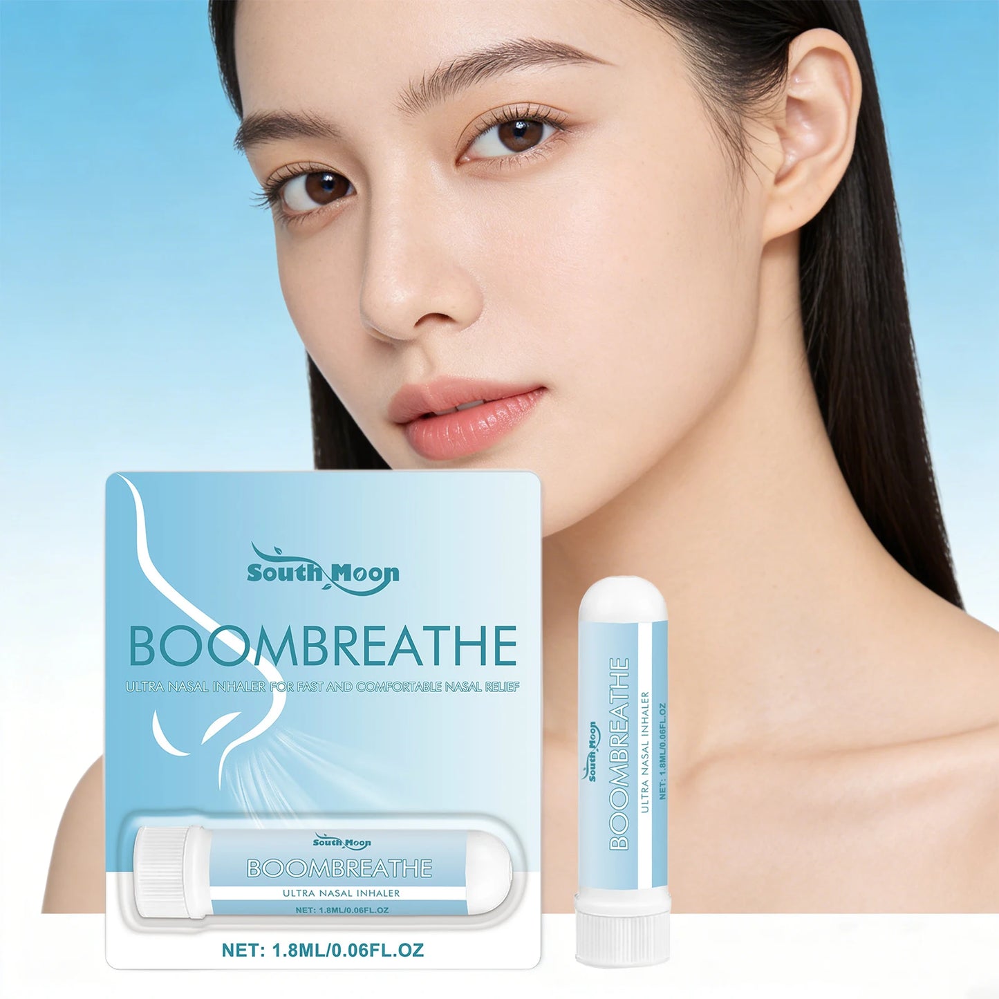 Herbal Soothing Inhaler Cleaning Nasal Improve Discomfort Gentle and Non-irritating Nasal Inhaler Long-Lasting Refreshing