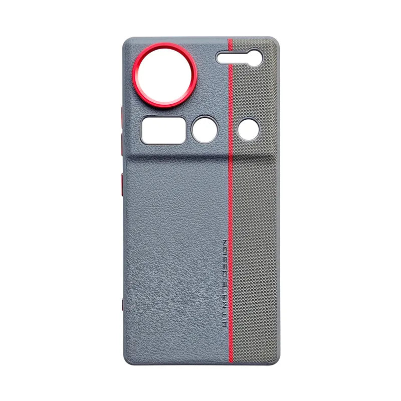 For ZTE Nubia Z70 Z80 Ultra ,Z70s Ultra Case ELVEV High Quality Splicing PU Leather Hard PC Phone Cover