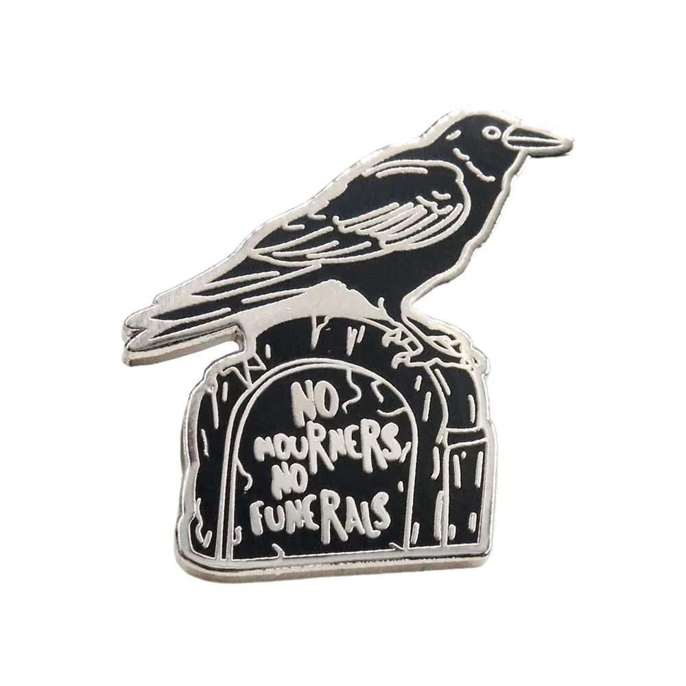Horror Halloween Costume Accessories Cartoon Skeleton Ghost Enamel Pin Men's Backpack Badge Clothes Accessories Wholesale
