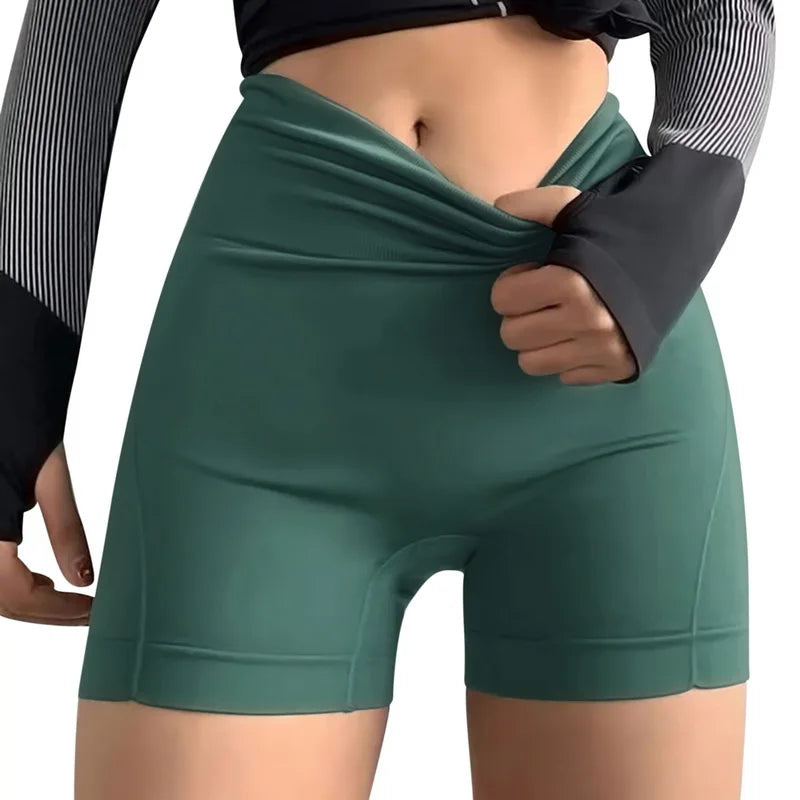 New Women Sports Shorts Summer Running Sexy Leggings High Waist Short Pants Fitness Jogging Clothing Black Safety Shorts
