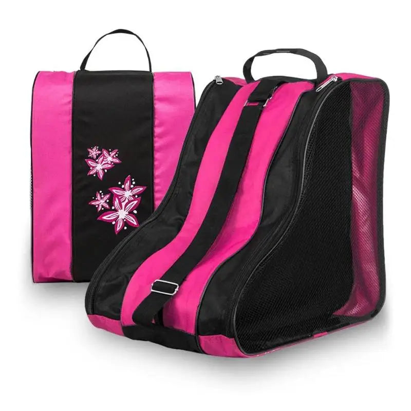 [C]3 Layers Breathable Skate Bag for Kids Backpack Style Comfortable Skating Accessory