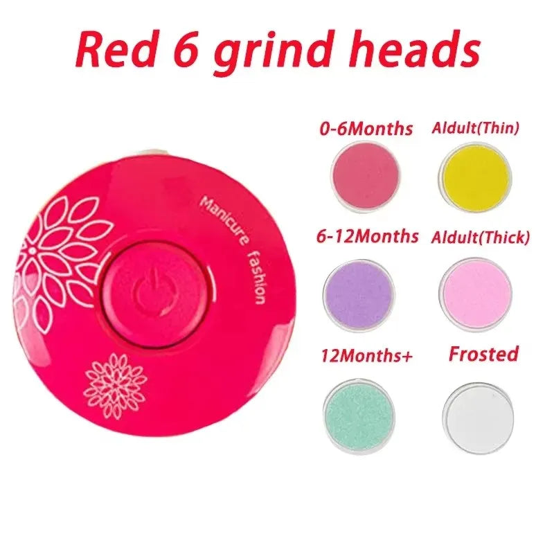 Electric Baby Nail Trimmer Kid Nail Polisher Tool Infant Manicure Scissors Baby Hygiene Kit Baby Nail Clipper Cutter For Newborn