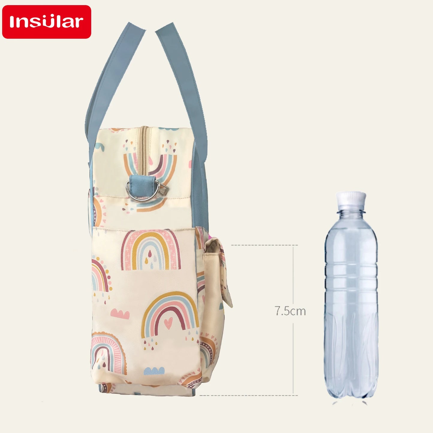 OutdoorsCartoon Waterproof Tote Fashion Mommy Bags Oxford Fabric Travel Women Handbag Shoulder Bag Large Capacity Diaper Bag
