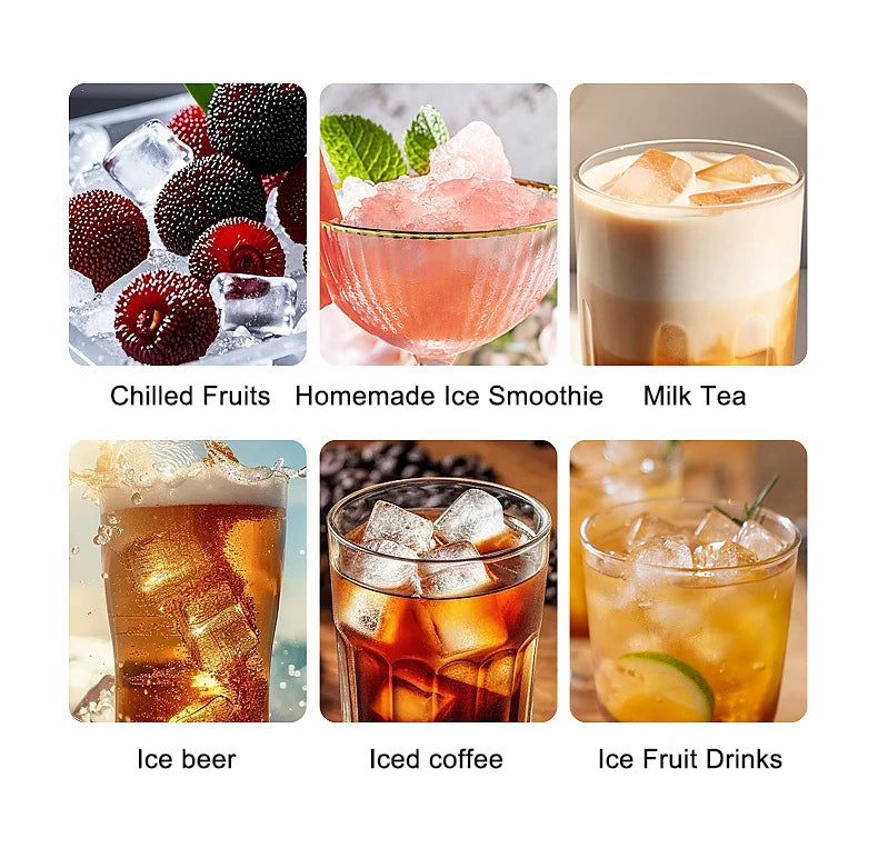 110V/220V Portable Small Ice Maker Mini Home Dormitory Office Camping 12V Car Cube Ice Automatic Ice Making Box Ice Machine