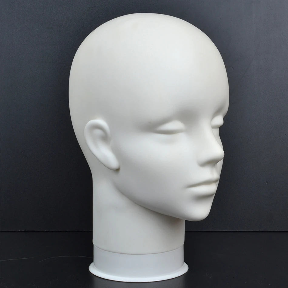 Mannequin Head Wig Stand With Adjustable Wig Tripod Stand Holder For Wigs Making Display With T Pins/Wig Cap Training Practice
