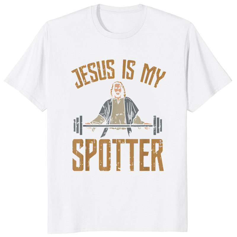 Retro Vintage Jesus Christ Gym T Shirts Men Pure Christian Faith Tee Top Short Sleeved Funny Printed Graphic Tshirt Gift