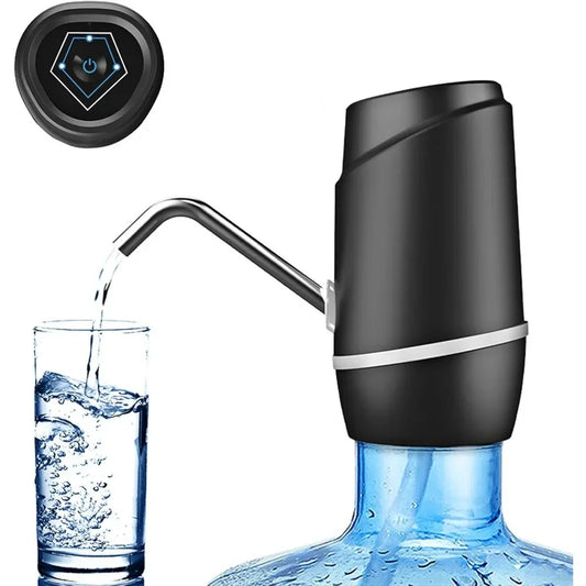 5 Gallon Electric Water Dispenser for 2/5 Gallon Water Bottle Dispenser, Camping Portable USB Rechargeable Water Pump