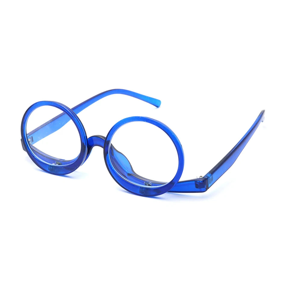 NONOR Makeup Readers Flippable Dual Lens Fashion Reading Glasses for Women Eyeglasses Diopter +1.0 +1.5 +2.0 To +4.0