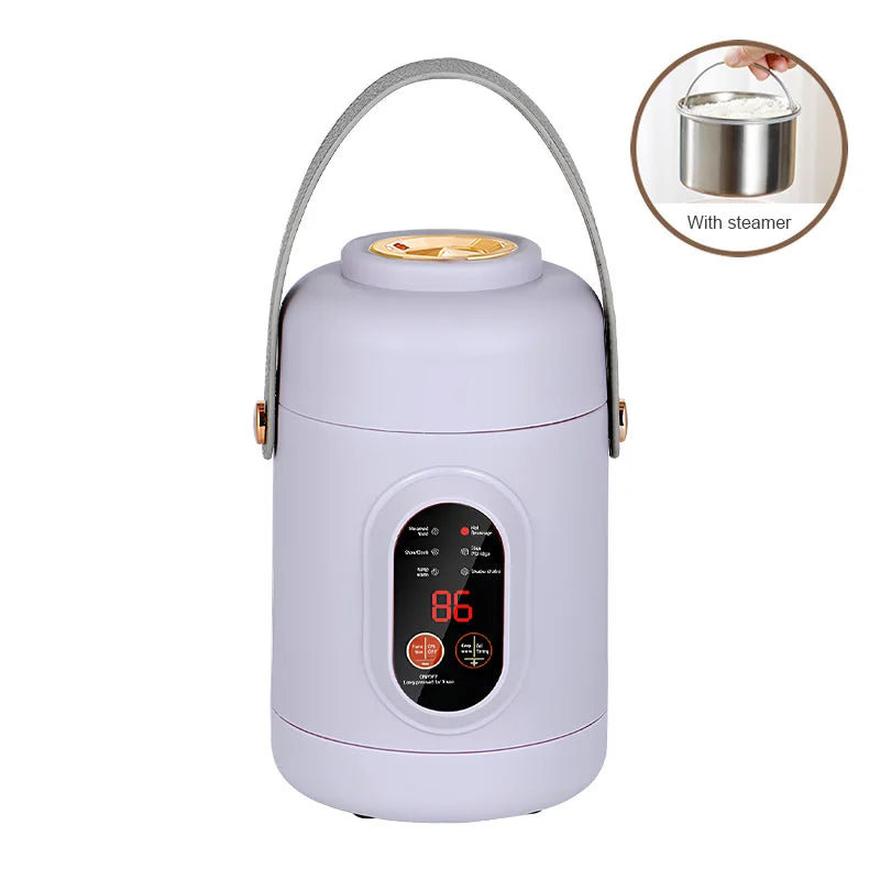 New Multifunctional Rice Cooker Portable Small Travel Electric Kettle Household Electric Cooker Hot Pot 110V US/220V EU Plug