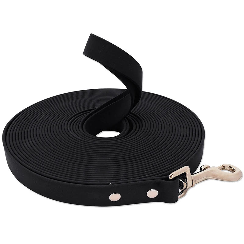 Waterproof Dog Leash PVC Long Dog Training Leash 10 Meters 15m Lead For Dogs Nylon Dog Rope Strong Durable Dog Strap For Dogs