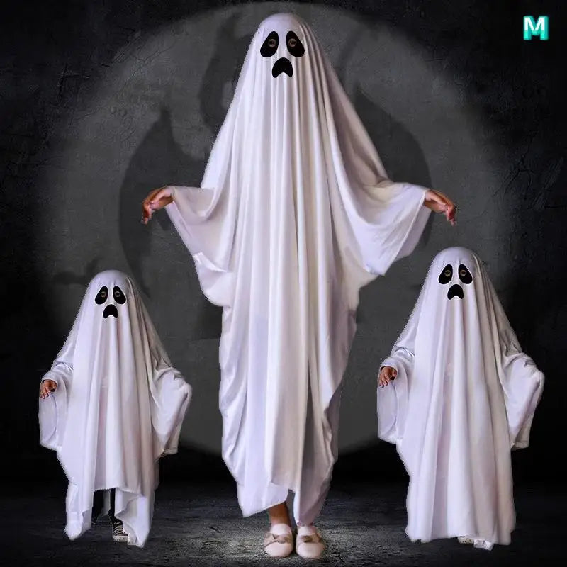Halloween Costume Soft Breathable Fabric Easy Wear Cute Prints For Adults Kids Halloween Parties