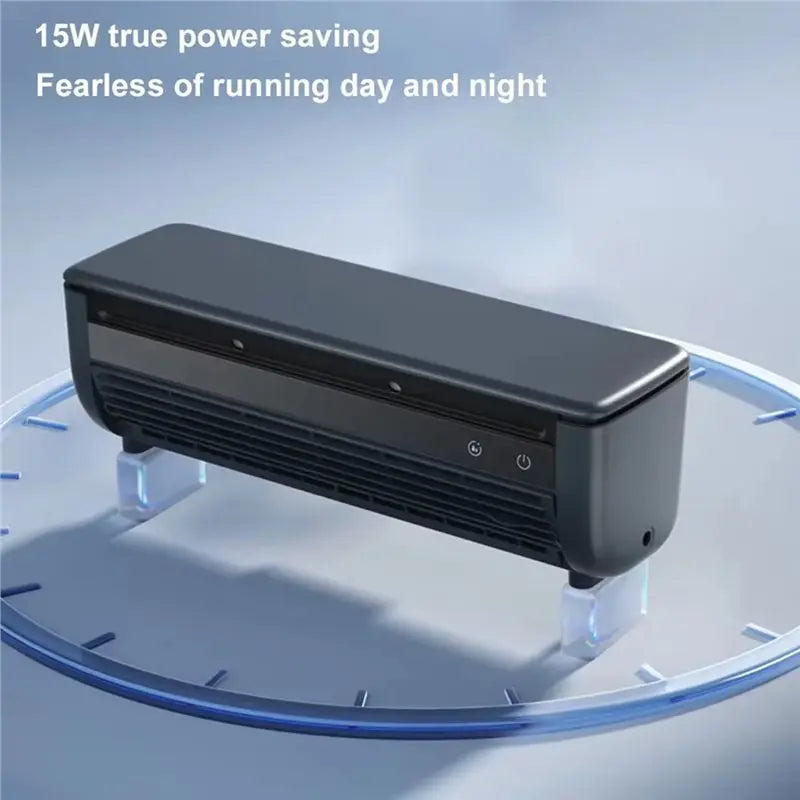 ABWM-Wall-Mounted Air Cooler Fanquick Cooling Leafless Mini Air Conditioner Wireless Quiet Electric Fans With Remotecontrol