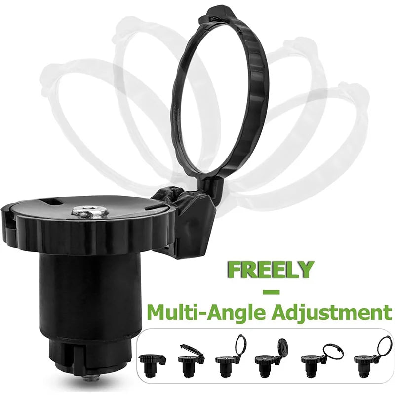 Bicycle Mini Handlebar Rearview Mirror Adjustable Rotate Clear Cycling Convex View Mirrors for MTB Road Bike Accessories