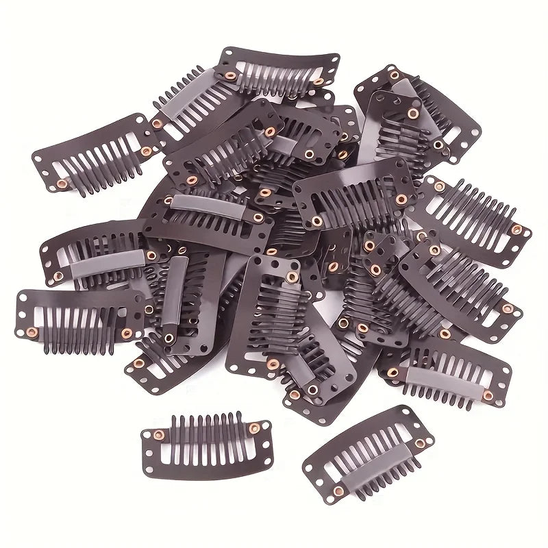 Wig clips, hairpins, wig pieces, water drop cards, fixed hairpins, invisible bangs, hairpins, 30 pieces, pack one