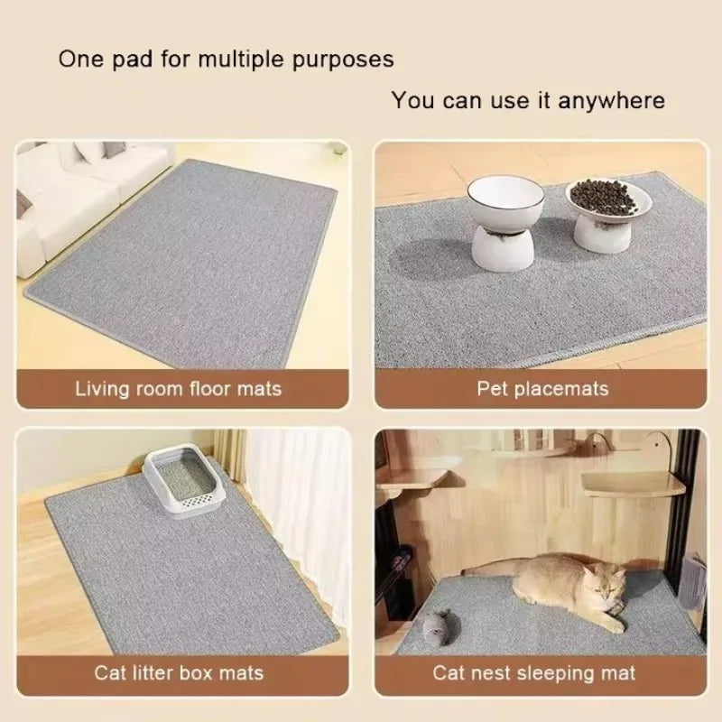 Trimmable Cat Scratching Mat Cat Scratcher Sofa Tape Scratching Post Self-adhesive Carpet Cats Scratch Board Cat Accessories