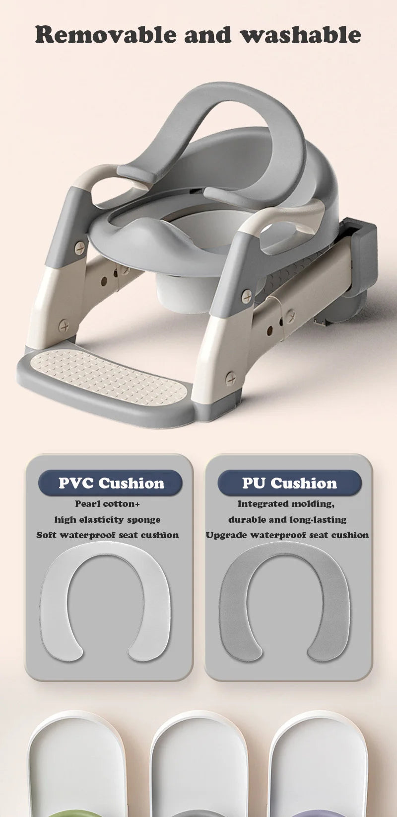 Children's Toilet Seat Baby Boy Step Stool Portable Potty Child WC Portable Child Potty Training Seat Baby Toilet Pot Baby Potty