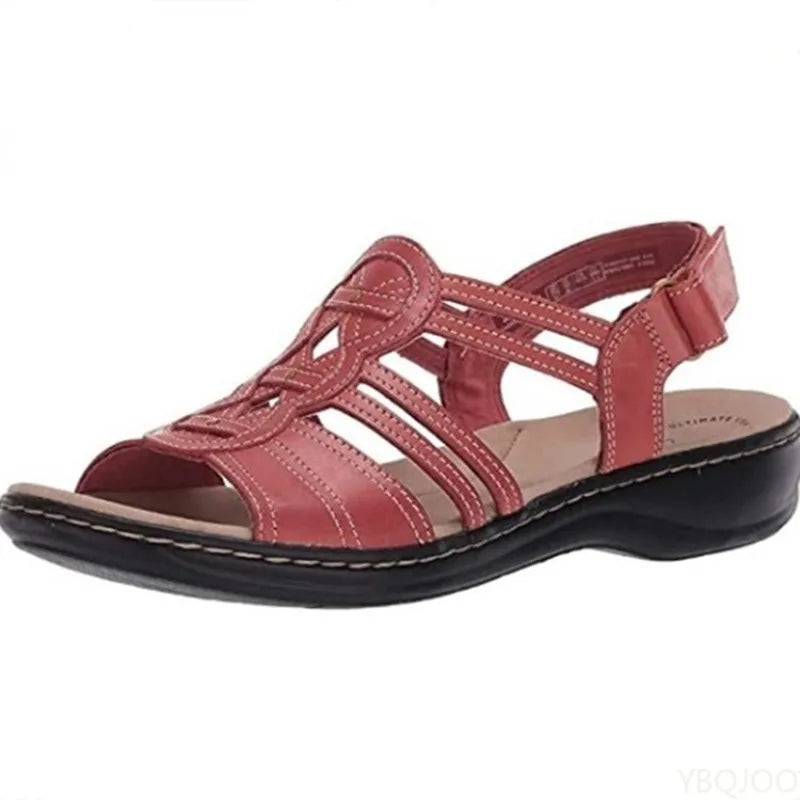 2025 new Women's Fashionable leisure Floral Sandals Wedges Outdoor Lightweight breathable Slippers Casual comfort Women'S flats