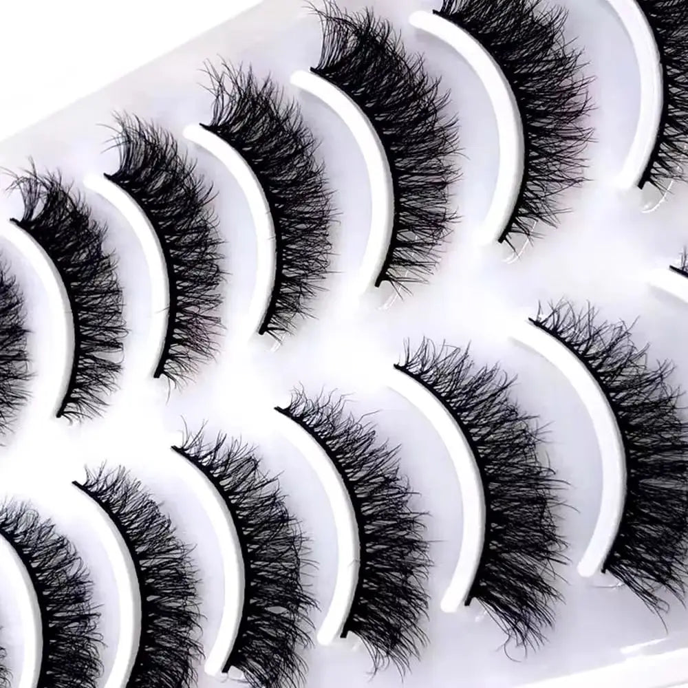 33 Style 10/50/100 Boxes 10Pairs Natural 3D Mink False Eyelashes Makeup Fake Eye Lashes Faux Cils Make Up Beauty Tools Wholesale