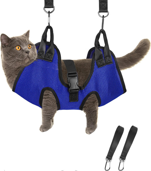 TONG Dog Cat Grooming Hammock Pet Grooming Hammock for Cats Dogs Holder for Nail Trimming Beauty Hammock Restraint Bag