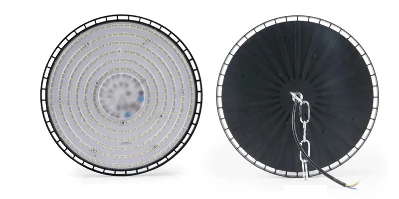 Super Bright LED High Bay Light 100W 150W 200W Aluminum Case Waterproof Lamp Factory Market Warehouse Garage Industrial Lighting