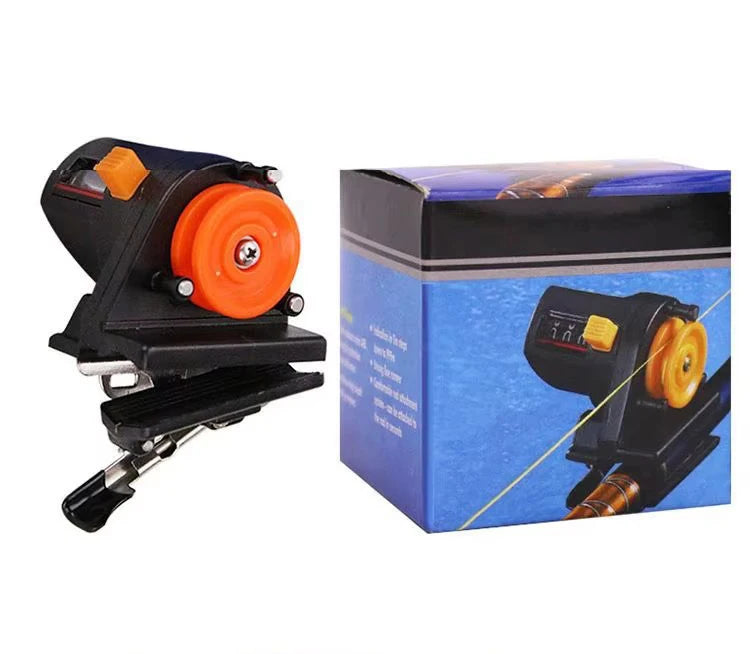 WEIHE 0-999M 6cm Pesca Fishing Line Depth Finder Counter Fishing Tool Plastic Tackle