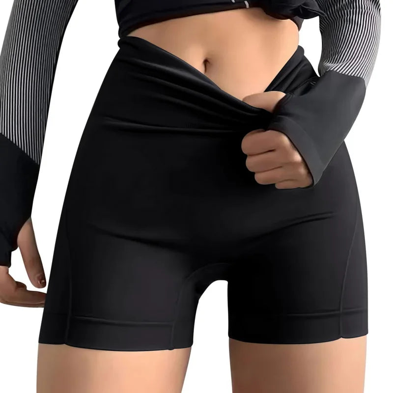 New Women Sports Shorts Summer Running Sexy Leggings High Waist Short Pants Fitness Jogging Clothing Black Safety Shorts