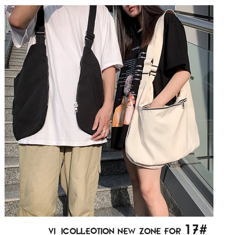 Multifunctional Cargo Vest Chest Bag Men Women Street Hip Hop Backpack Multi-purpose Wearable Crossbody Bags