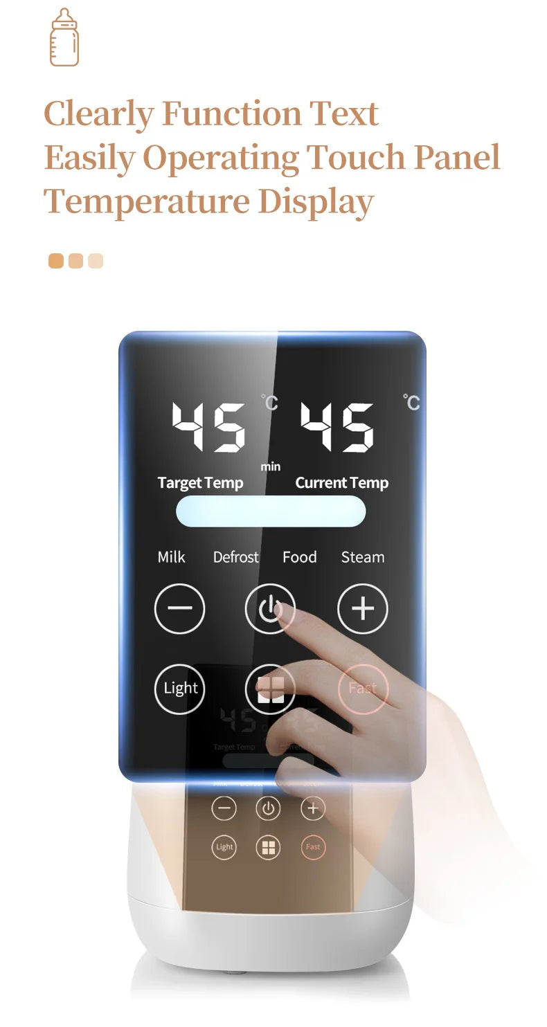 Baby Bottle Warmer sterilizer Multifunction Breast Milk Warmer Accurate Temperature Control Baby Bottle Heater Baby Newborn Item