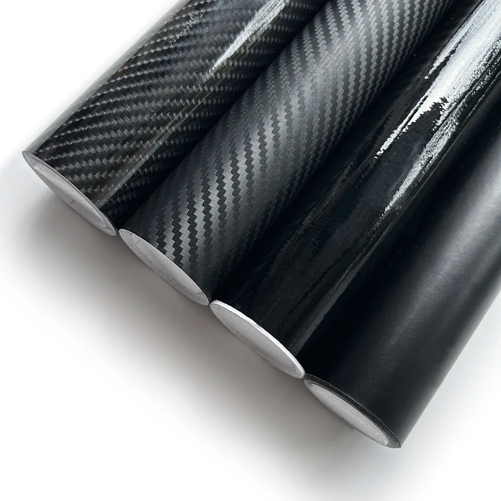 High Gloss Rearview Mirror Wrap Vinyl Car Tuning Stickers Car Styling Interior Films for Car Carbon Fiber Decals for Vehicle