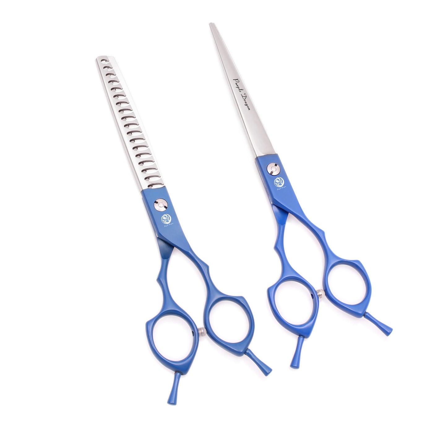 6.5 7 Inch Professional Pet Dog Cat Grooming Scissors 440C Japanese Stainless Steel Sharp Blades Shears Thinning Curved Straight